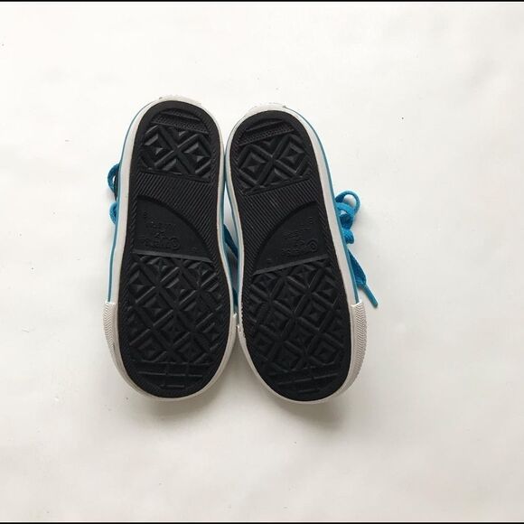 Converse black/blue high-top sneakers EUC size 9 - Picture 7 of 7